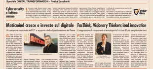 FasThink among the Excellent Realities of Digital Transformation for Il Sole 24 Ore